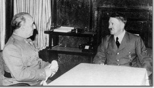 Entrevista entre Franco y Hitler en Hendaya