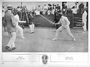 El General Patton participando en los juegos olimpicos