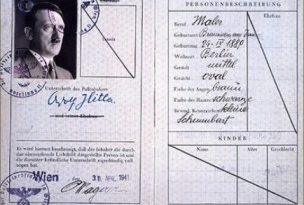 Pasaporte falsificado de Hitler