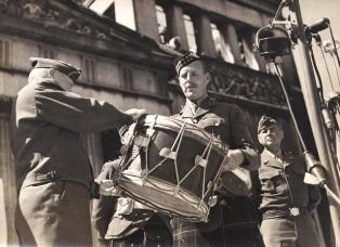 Tambor de los Gordon Highlanders