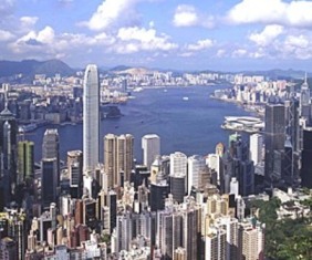 Vista de Hong Kong
