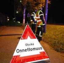 Zona evacuada en Karihaara, Kemi