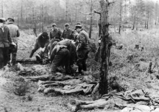 Cuerpos hallados en el Bosque de Katyn