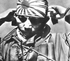 Kamikaze preparándose para su misión