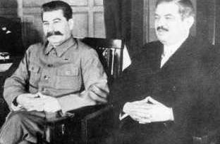 Pierre Laval y Josef Stalin