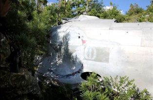 Avión accidentado en Siberia
