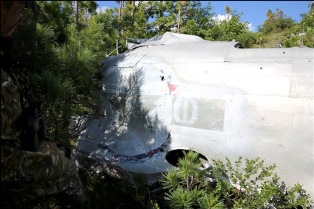 Avión accidentado en Siberia