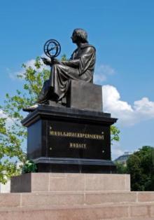 Monumento a Nicolás Copérnico en Varsovia