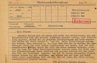 telegrama goring hitler