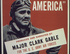 Clark Gable se enrola en la USAF